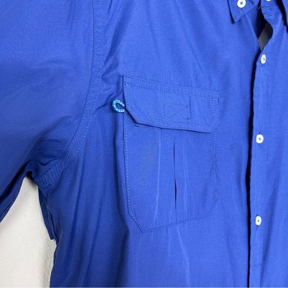 Southern Tide Mens Mahi Fishing Shirt in
Blue Depths Size M - Picture 6 of 12